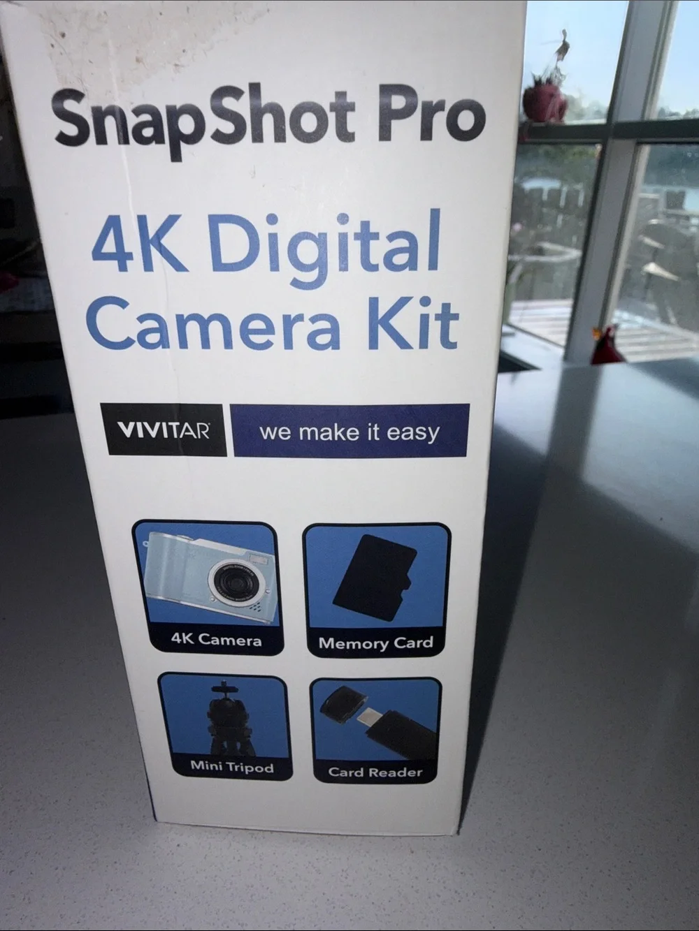 SnapShot Pro 4K Digital Camera Kit in Light Blue